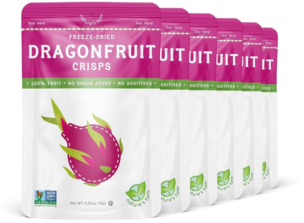 Freeze-Dried Dragon Fruit Crisps